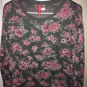 Long Sleeve Flower Shirt